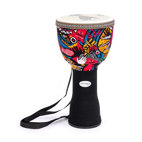 Percussion Plus Slap Djembe - Karneval, vorgestimmter 25.4 cm Kopf von Percussion Plus