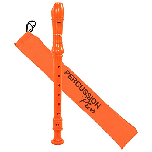 Percussion Plus pp1614 bunt Sopran Sopranblockflöte – Orange von Percussion Plus