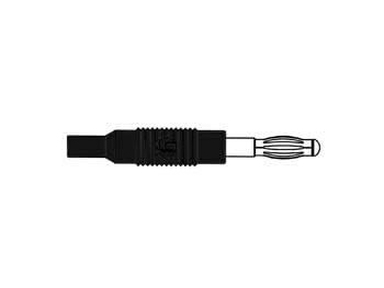 PEREL - HM14T00 Umspritzter Adapterstecker, 4 mm 142853 von Perel