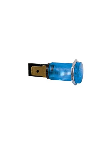 PEREL - HRJC012B Runde LED-Signalleuchte, 14 mm, 12B, Blau 142984 von Perel