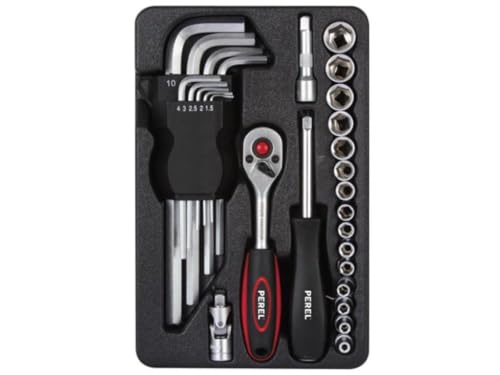 PEREL - HSET13 Werkzeugsatz (28-er pack) 167235 von Toolland a land of possibilities