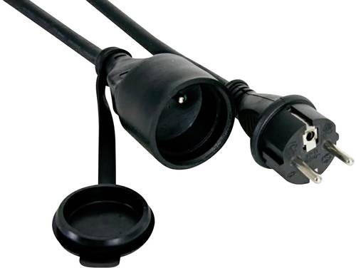 Perel EC01.5R15STBHQ Strom Verlängerungskabel 16A Schwarz 1.50m H05RR-F 3G 1,5mm² Perel EC01.5R15STBHQ Strom Verlängerungskabel 16A Schwarz 1.50m H05RR-F 3G 1,5mm² von Perel