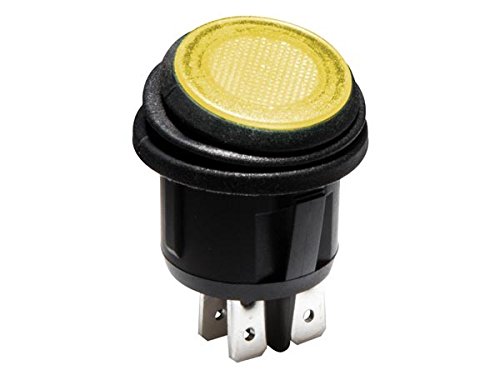 Orange Led Illuminated Rocker Switch 2P Dpst/On-Off 12 V von SCI