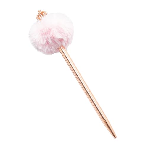 Perfeclan Crown -Kugelschreien Stift Metall -Kugelschreien Kindergeschenke Sammlung tragbarer Crown Ball Pen School Office Supplies für Studienraum, Rosa von Perfeclan