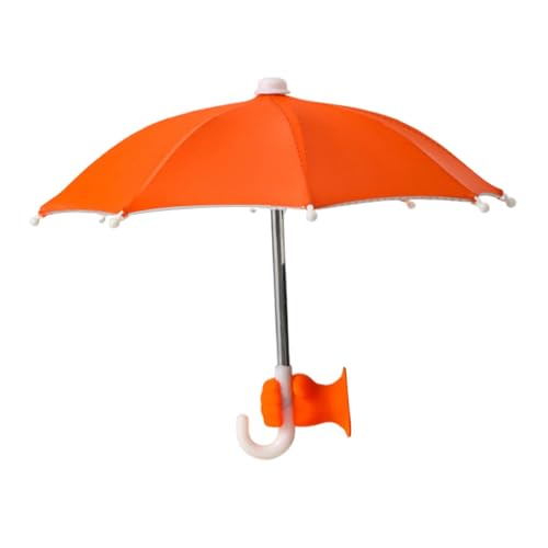 Perfeclan Handy-Regenschirm für die Abdeckung, kreativer Sonnenblenden-Saugnapfständer für die Navigation im Freien mit dem Auto oder Fahrrad, Handy, Fahrrad, Orange Perfeclan Handy-Regenschirm für die Abdeckung, kreativer Sonnenblenden-Saugnapfständer für die Navigation im Freien mit dem Auto oder Fahrrad, Handy, Fahrrad, Orange von Perfeclan