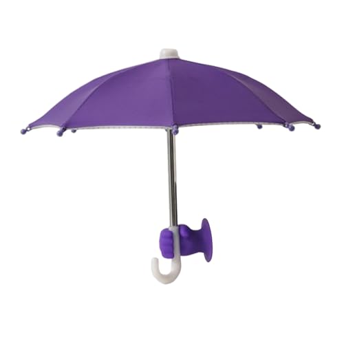 Perfeclan Handy-Regenschirm für die Abdeckung, kreativer Sonnenblenden-Saugnapfständer für die Navigation im Freien mit dem Auto oder Fahrrad, Handy, Fahrrad, Violett Perfeclan Handy-Regenschirm für die Abdeckung, kreativer Sonnenblenden-Saugnapfständer für die Navigation im Freien mit dem Auto oder Fahrrad, Handy, Fahrrad, Violett von Perfeclan