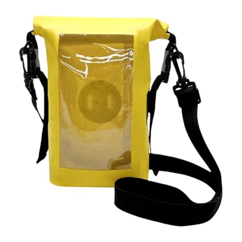 Perfeclan Wasserdichtes Telefonbeutel Handy Trockener Beutel Leichter berührbarer Verstellbarer Riemen für Reisebereich Kajak Wasserpark Urlaubsurfen, Gelb Perfeclan Wasserdichtes Telefonbeutel Handy Trockener Beutel Leichter berührbarer Verstellbarer Riemen für Reisebereich Kajak Wasserpark Urlaubsurfen, Gelb von Perfeclan