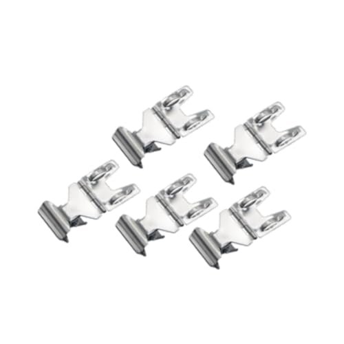 perfeclan 5 Stück Schilderklammern, Etikettenklammern, verstellbarer Doppelkopf-Schilderhalter, Kleiderständer, Schilder für Karten, Geschäfte, Regale, Argent perfeclan 5 Stück Schilderklammern, Etikettenklammern, verstellbarer Doppelkopf-Schilderhalter, Kleiderständer, Schilder für Karten, Geschäfte, Regale, Argent von Perfeclan
