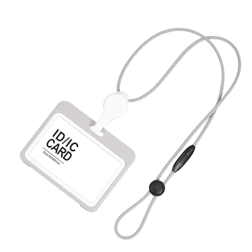 perfeclan Abzeicheninhaber, Karteninhaber, Krankenschwestern Day Geschenkausweise Beschützer Cover -Hülle für Kollegen Arzt des Büros, Graue Horizontale perfeclan Abzeicheninhaber, Karteninhaber, Krankenschwestern Day Geschenkausweise Beschützer Cover -Hülle für Kollegen Arzt des Büros, Graue Horizontale von Perfeclan