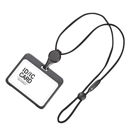 perfeclan Abzeicheninhaber, Karteninhaber, Krankenschwestern Day Geschenkausweise Beschützer Cover -Hülle für Kollegen Arzt des Büros, Schwarz Horizontal perfeclan Abzeicheninhaber, Karteninhaber, Krankenschwestern Day Geschenkausweise Beschützer Cover -Hülle für Kollegen Arzt des Büros, Schwarz Horizontal von Perfeclan