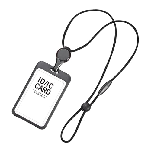 perfeclan Abzeicheninhaber, Karteninhaber, Krankenschwestern Day Geschenkausweise Beschützer Cover -Hülle für Kollegen Arzt des Büros, Schwarz perfeclan Abzeicheninhaber, Karteninhaber, Krankenschwestern Day Geschenkausweise Beschützer Cover -Hülle für Kollegen Arzt des Büros, Schwarz von Perfeclan