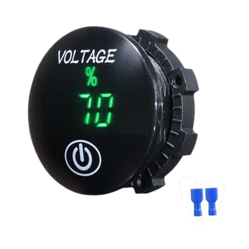 perfeclan CAR Digital Spannungsmonitor 12 V 24 V Voltmeter Tester Boot Marine Teile Einfach Einbau von Automobilmesserspannungsmesserschalter, GrÜn perfeclan CAR Digital Spannungsmonitor 12 V 24 V Voltmeter Tester Boot Marine Teile Einfach Einbau von Automobilmesserspannungsmesserschalter, GrÜn von Perfeclan