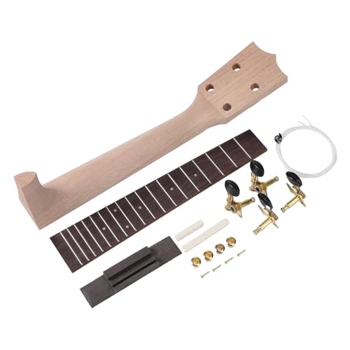perfeclan DIY-Ukulelen-Bausatz, Holzhals und Griffbrett, lustiges, kreatives Geschenk, Ukulelen-Bausatz für Erwachsene, Freunde, Jungen, Mädchen, Anfänger, 23 Inch perfeclan DIY-Ukulelen-Bausatz, Holzhals und Griffbrett, lustiges, kreatives Geschenk, Ukulelen-Bausatz für Erwachsene, Freunde, Jungen, Mädchen, Anfänger, 23 Inch von Perfeclan