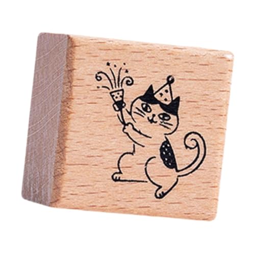perfeclan Katzenstempel für Kinder kleiner quadratischer Stempel auf Holzblock süßes Tier für Kartenherstellung Tagebuch Fotoalbum Dekoration, Party perfeclan Katzenstempel für Kinder kleiner quadratischer Stempel auf Holzblock süßes Tier für Kartenherstellung Tagebuch Fotoalbum Dekoration, Party von Perfeclan