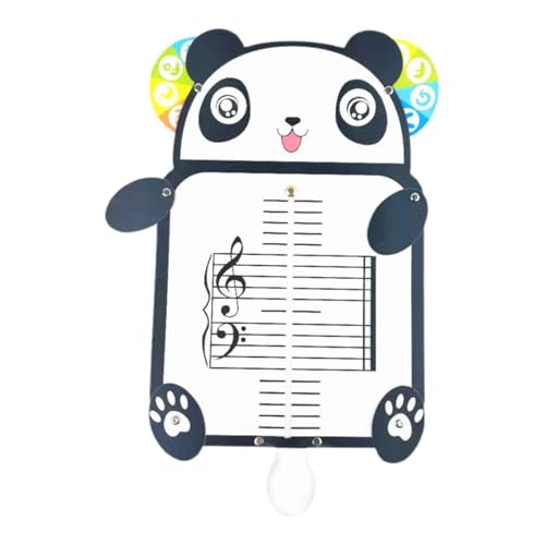 perfeclan Musik-Lesetafel, Notentafel, kreatives Musikunterrichtszubehör, tragbares fünfzeiliges Partitur-Lehrmittel für Schüler, Panda-form perfeclan Musik-Lesetafel, Notentafel, kreatives Musikunterrichtszubehör, tragbares fünfzeiliges Partitur-Lehrmittel für Schüler, Panda-form von Perfeclan