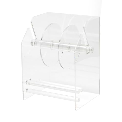 perfeclan Verstellbarer Etikettenspender, Aufkleberrollenhalter, Acryl-Klebeband-Organizer, transparenter Rollenaufkleberspender für Büro, Schreibtisch, Schule perfeclan Verstellbarer Etikettenspender, Aufkleberrollenhalter, Acryl-Klebeband-Organizer, transparenter Rollenaufkleberspender für Büro, Schreibtisch, Schule von Perfeclan