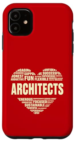 Fakten zum Liebesherz, Architektenliebhaber, Architektenleben, ich liebe es Hülle für iPhone 11 Fakten zum Liebesherz, Architektenliebhaber, Architektenleben, ich liebe es Hülle für iPhone 11 von Perfect Job Lover Heart Gift Design
