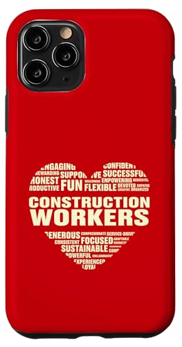 Fakten zum Liebesherz, Bauarbeiter, Liebhaber von Build It Life Hülle für iPhone 11 Pro Fakten zum Liebesherz, Bauarbeiter, Liebhaber von Build It Life Hülle für iPhone 11 Pro von Perfect Job Lover Heart Gift Design