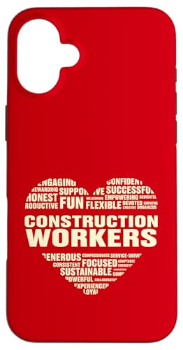 Fakten zum Liebesherz, Bauarbeiter, Liebhaber von Build It Life Hülle für iPhone 16 Plus Fakten zum Liebesherz, Bauarbeiter, Liebhaber von Build It Life Hülle für iPhone 16 Plus von Perfect Job Lover Heart Gift Design