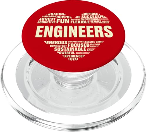 Fakten zum Liebesherz, Ingenieure, Liebhaber des Ingenieurlebens, ich liebe es PopSockets PopGrip für MagSafe Fakten zum Liebesherz, Ingenieure, Liebhaber des Ingenieurlebens, ich liebe es PopSockets PopGrip für MagSafe von Perfect Job Lover Heart Gift Design