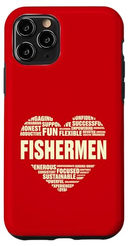 Fakten zum Liebesherz Fischer lieben das Angelleben Ich liebe es zu fischen Hülle für iPhone 11 Pro Fakten zum Liebesherz Fischer lieben das Angelleben Ich liebe es zu fischen Hülle für iPhone 11 Pro von Perfect Job Lover Heart Gift Design