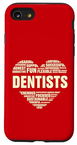 Love Heart Facts Zahnärzte Liebhaber Zahnarzt Leben I Love Teeth Hülle für iPhone SE (2020) / 7 / 8 von Perfect Job Lover Heart Gift Design