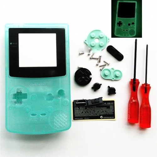 Ersatzgehäuse, Komplett-Schutzhülle mit Hintergrundbeleuchtung für Nintendo Gameboy Color GBC Luminous Green Edition – Leuchtet im Dunkeln Ersatzgehäuse, Komplett-Schutzhülle mit Hintergrundbeleuchtung für Nintendo Gameboy Color GBC Luminous Green Edition – Leuchtet im Dunkeln von Perfect Part