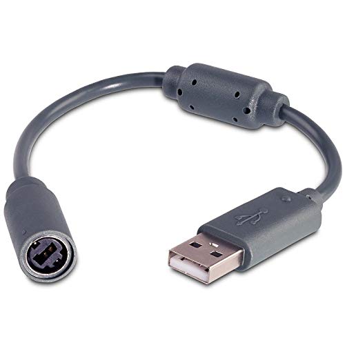 USB Breakaway Kabel Adapter Kabel für Microsoft Xbox 360 Wired Game Controller Ersatz grau von Perfect Part