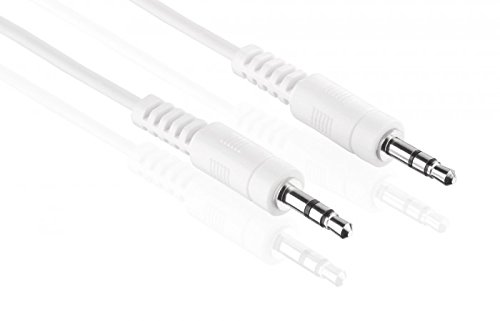 0,1m Klinkenkabel 3,5mm | AUX Kabel | Audio Stereo Klinkenkabel mit 3,5mm Klinkenstecker | Verbindungskabel für Kopfhörer Smartphones Tablet Handy PC KFZ HiFi | Weiß von PerfectHD