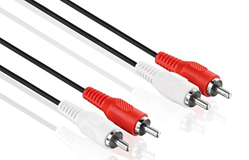 0,75m Cinch Kabel | Stereo Audiokabel | 2X Cinch Stecker auf 2X Cinch Stecker | Chinch RCA Kabel Anschlusskabel Cinchkabel | Verbindungskabel für HiFi Verstärker Receiver Heimkino Blu-Ray von PerfectHD