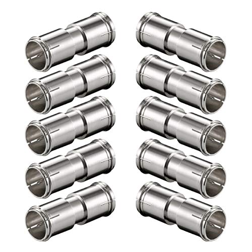 10 Stück SAT-Kabel Verlängerung F-Verbinder Adapter F-Stecker (Quick) Steckverbinder Koax Schnellstecker Quickfix von PerfectHD