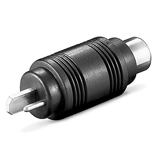 DIN Lautsprecherstecker auf Cinch-Buchse | Gerade | Boxen Audio Adapter Kabelanschluss Lautsprecher Chinch Buchse Kupplung | Schwarz | 1 Stück… DIN Lautsprecherstecker auf Cinch-Buchse | Gerade | Boxen Audio Adapter Kabelanschluss Lautsprecher Chinch Buchse Kupplung | Schwarz | 1 Stück… von PerfectHD