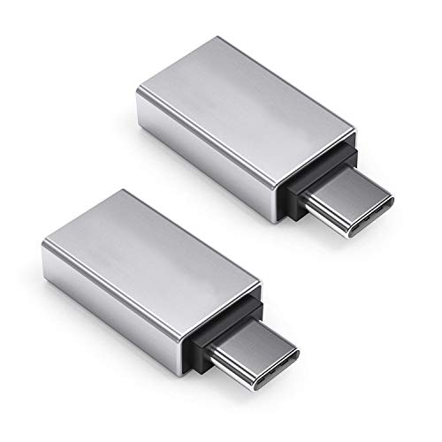PerfectHD 2X USB-C Adapter | 5 Gbps | USB TYP C Stecker auf USB 3.0 Typ A Buchse | High Speed Adapter Konverter Verbinder | 2 Stück von PerfectHD