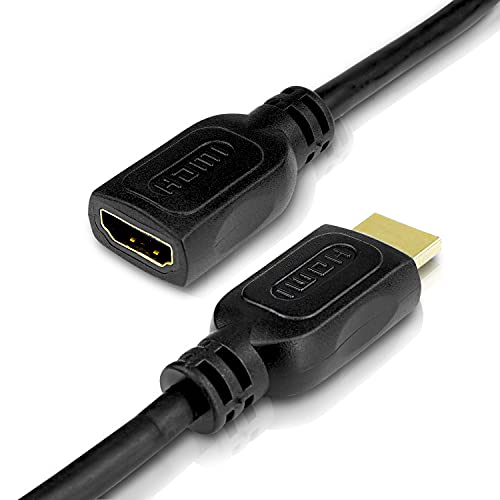 PerfectHD 4K HDMI Kabel - HDMI Verlängerung - Ultra HD 2160p - Verlängerungskabel 1,5 m - Full HD 1080p - schwarz - 6 Verschiedene Längen PerfectHD 4K HDMI Kabel - HDMI Verlängerung - Ultra HD 2160p - Verlängerungskabel 1,5 m - Full HD 1080p - schwarz - 6 Verschiedene Längen von PerfectHD