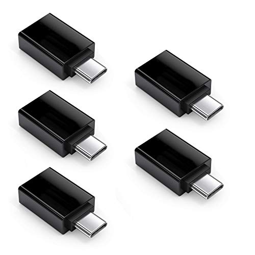 PerfectHD 5X USB-C Adapter | 5 Gbps | USB TYP C Stecker auf USB 3.0 Typ A Buchse | High Speed Adapter Konverter Verbinder | 5 Stück von PerfectHD