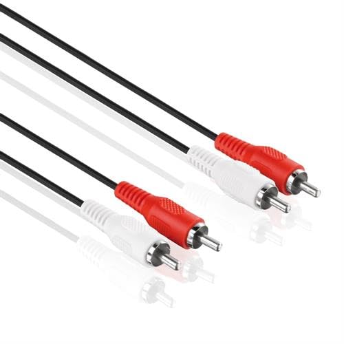 PerfectHD 5m Cinch Kabel | Stereo Audiokabel | 2x Cinch Stecker auf 2x Cinch Stecker | Chinch RCA Kabel Anschlusskabel Cinchkabel | Verbindungskabel für HiFi Verstärker Receiver Heimkino Blu-Ray PerfectHD 5m Cinch Kabel | Stereo Audiokabel | 2x Cinch Stecker auf 2x Cinch Stecker | Chinch RCA Kabel Anschlusskabel Cinchkabel | Verbindungskabel für HiFi Verstärker Receiver Heimkino Blu-Ray von PerfectHD