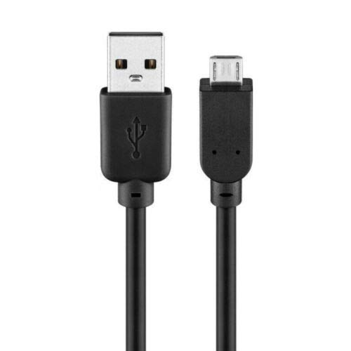 PerfectHD Micro USB 2.0 Kabel | 1,8m | Verbindungskabel | Datenkabel bis 0,48 Gbit/s | USB 2.0 Stecker (Typ A) > USB 2.0 Micro Stecker (Typ A) | Schwarz | 1,8 Meter von PerfectHD