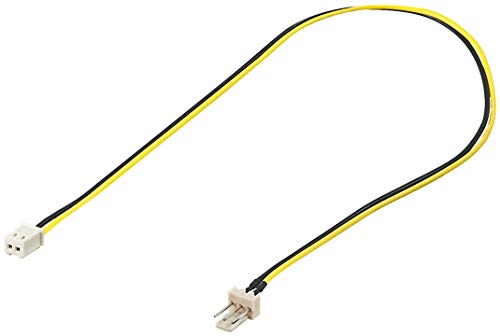 PerfectHD PC Lüfter Adapterkabel/Verbindungskabel | Molex Lüfter-Stecker (3-polig) zu Molex Lüfter-Buchse (2-polig) von PerfectHD