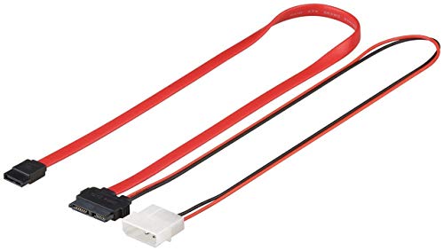 PerfectHD SATA-Kombi Slimline Anschluss Kabel | Daten + Stromversorgung | 0,30cm von PerfectHD