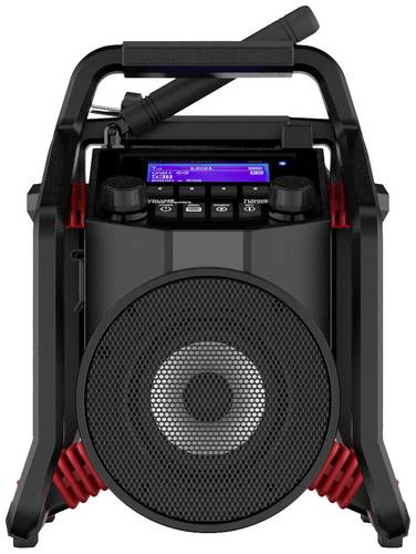 PerfectPro PowerPlayer Baustellenradio DAB+, UKW AUX, Bluetooth®, USB Akku-Ladefunktion, spritzwass von PerfectPro