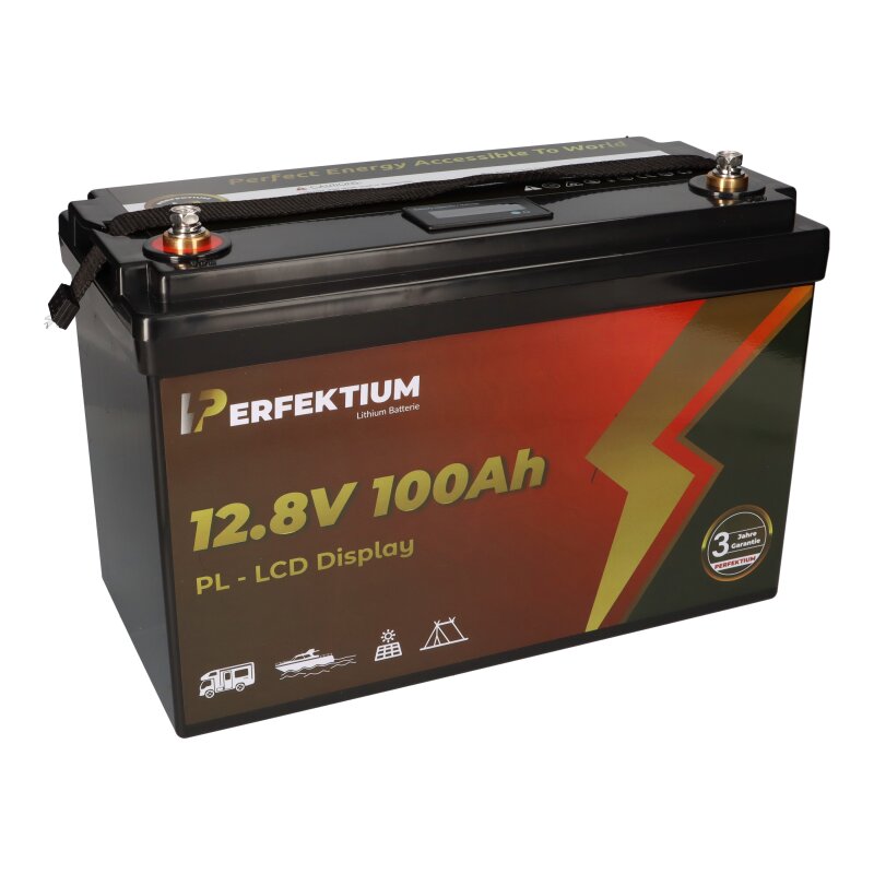 Perfektium Batterie PL LiFePO4 12.8V 100Ah Smart BMS & LCD Bildschirm mit 0% MwSt nach §12 Abs. 3 UstG Perfektium Batterie PL LiFePO4 12.8V 100Ah Smart BMS & LCD Bildschirm mit 0% MwSt nach §12 Abs. 3 UstG von Perfektium