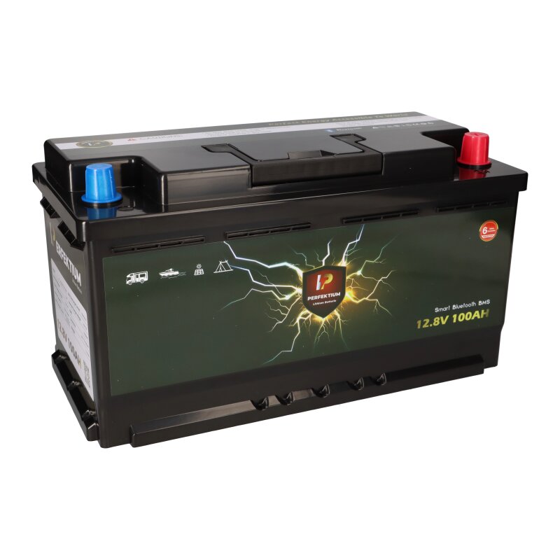 Perfektium LiFePO4 12.8V 100Ah Wohnmobil Untersitz Batterie mit BMS und Heizfolie von Perfektium