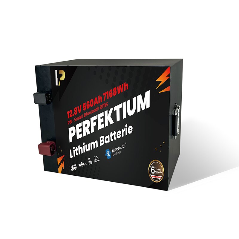 Perfektium LiFePO4 Batterie 12.8V 560Ah Smart Bluetooth BMS mit 0% MwSt nach §12 Abs. 3 UstG Perfektium LiFePO4 Batterie 12.8V 560Ah Smart Bluetooth BMS mit 0% MwSt nach §12 Abs. 3 UstG von Perfektium