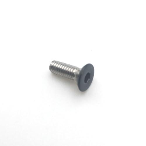 Metallschrauben M5 x 12 mm RAL 7016 Anthrazitgrau Senkkopf Innensechskant Edelstahl A2 von 50 Metallschrauben M5 x 12 mm RAL 7016 Anthrazitgrau Senkkopf Innensechskant Edelstahl A2 von 50 von Perffixe