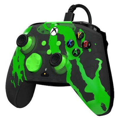 PDP Gaming Controller für Xbox Series X|S, Xbox One und PC | Jolt Green Rematch Glow von PDP