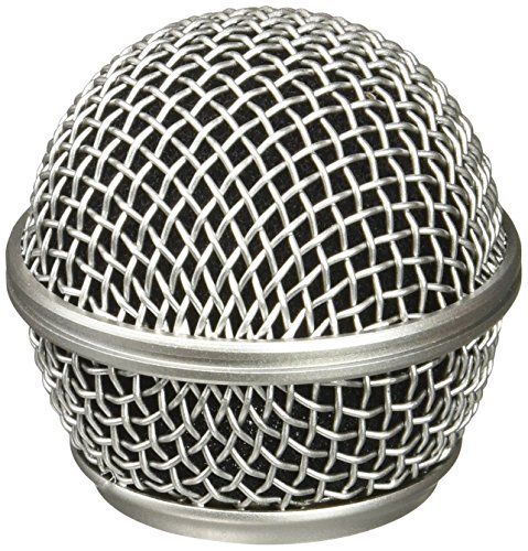 Performance Plus M58S Mesh Grill Ersatz für SHURE SM58-Original gebürstetes Nickel von Performance Plus