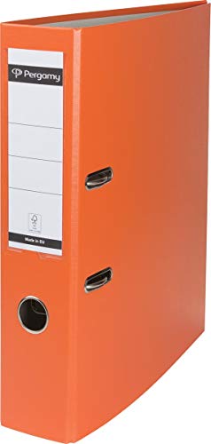 Pergamy 900827 Ordner mit Kunststoffbezug A4 7,5cm orange Pergamy 900827 Ordner mit Kunststoffbezug A4 7,5cm orange von Pergamy