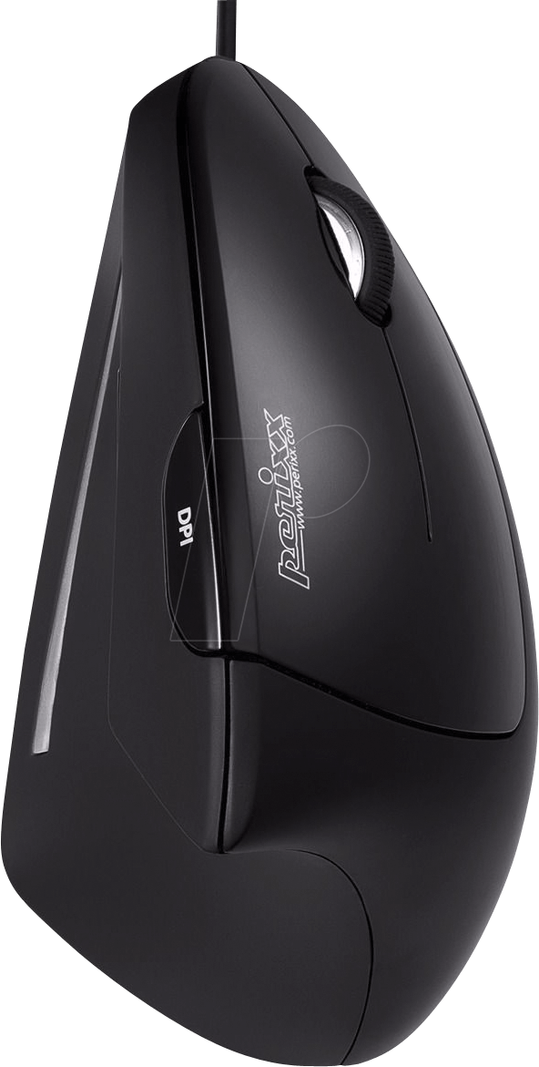 PERIMICE 513 - Maus (Mouse), USB, ergonomisch, schwarz von Perixx