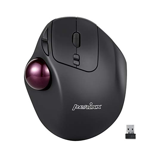 Perixx PERIMICE-717 Kabellose Programmierbare Trackball Maus - 34mm Trackball - 400/1000 DPI - 7 Tasten (5 Programmierbar) Perixx PERIMICE-717 Kabellose Programmierbare Trackball Maus - 34mm Trackball - 400/1000 DPI - 7 Tasten (5 Programmierbar) von Perixx