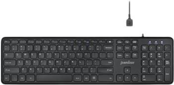 Perixx 11726 Tastatur USB QWERTY Deutsch - UK Englisch - US Englisch Schwarz (PERIBOARD-210) von Perixx